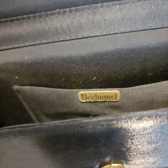 VTG Bechamel Beaded Shoulder Bag.  Black. Excellent Condition. Very Cute! - Picture 3 of 6